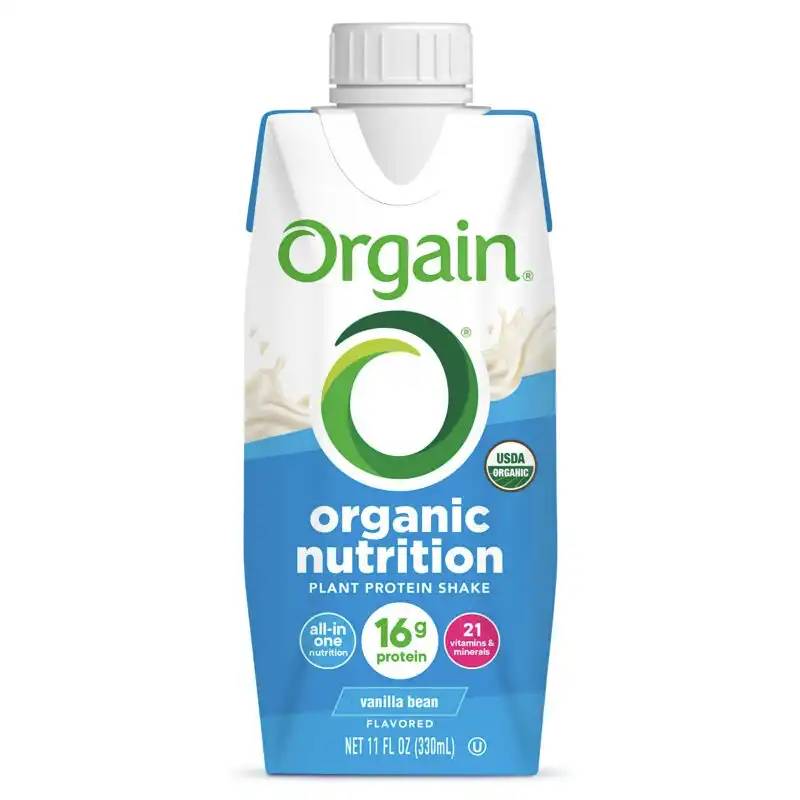 Orgain Organic Vegan Nutrition Shake Vanilla Bean / 11 fl. oz
