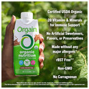 Orgain Organic Grassfed Protein Shake - Vanilla Bean 4 PACK - 44 fl. oz - Protein Shake