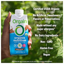 Orgain Organic Grassfed Protein Shake - Smooth Chocolate 4 PACK - 44 fl. oz - Protein Shake