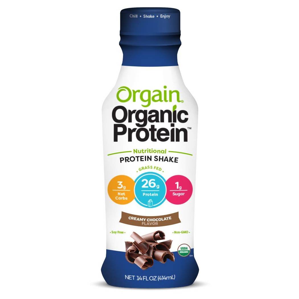 Orgain Organic Grassfed Protein Shake Creamy Chocolate / 14 fl. oz / -