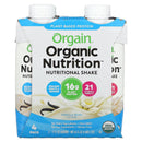 Orgain Organic Vegan Nutrition Shake - Vanilla Bean 4-pack - Protein Shake