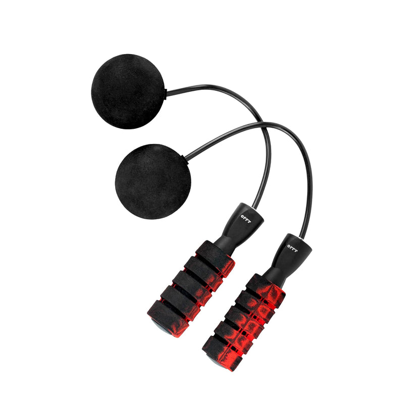 Orry Ropeless Skipping Rope - Black and Red 2 Set - Exercise Gear