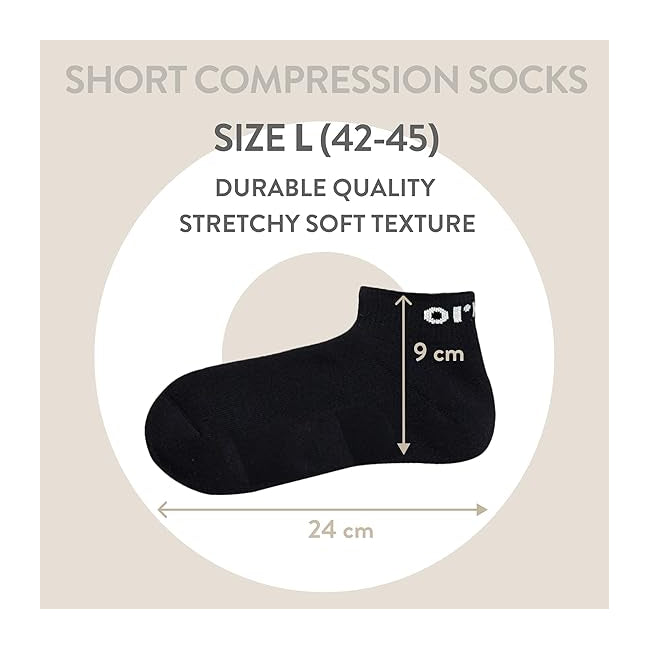 Orry Short Compression Socks - L - Socks