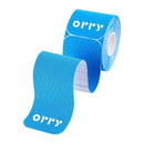 Orry Kinesiology Tape Pre-Cut Roll - Blue 20 Strips - Tape roll