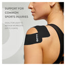 Orry Kinesiology Tape Pre-Cut Roll - Black 20 Strips - Tape roll