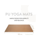Orry PU Cork Yoga Mat - Beige - Yoga Mat
