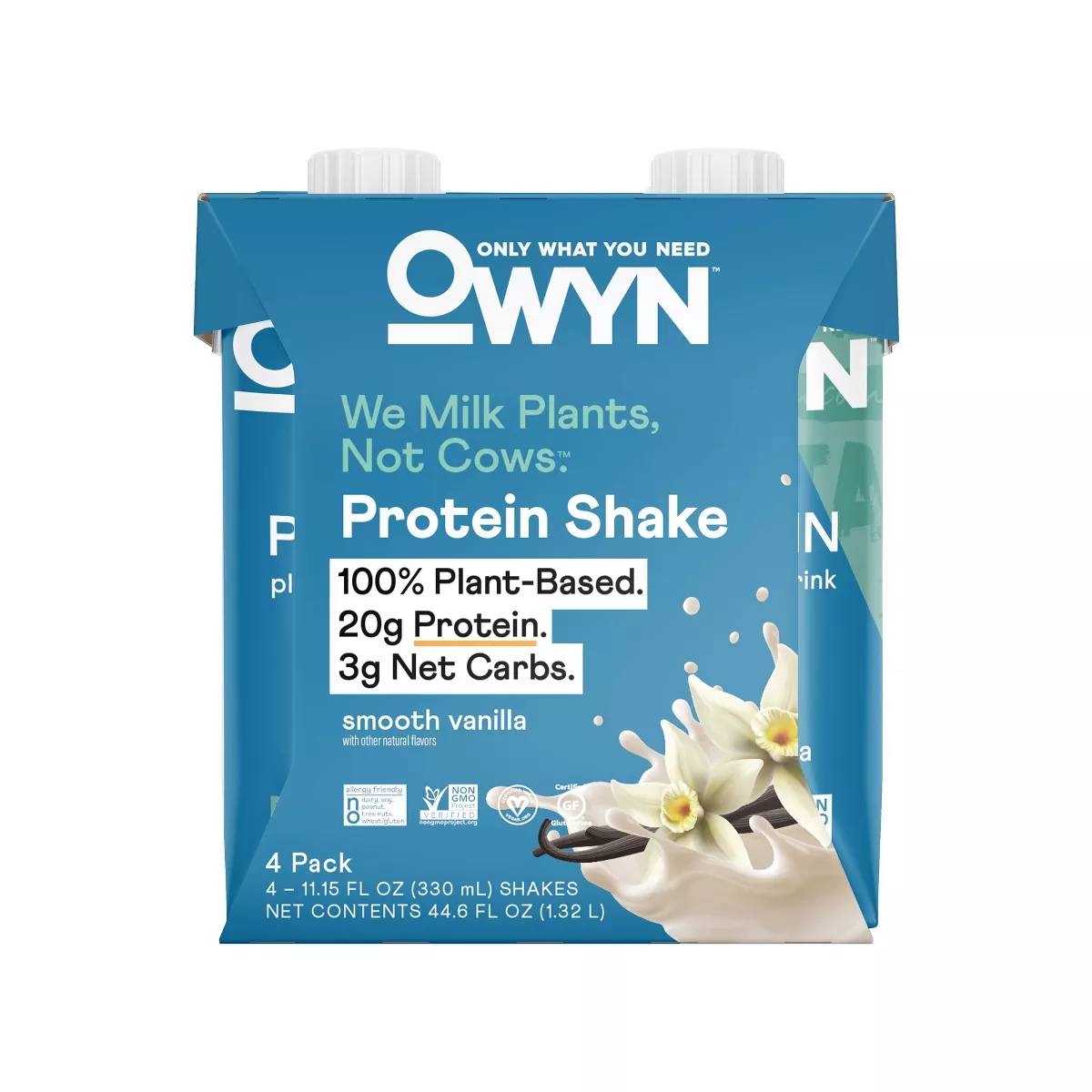 OWYN Protein Shake - Vanilla 4-pack - Protein Shake