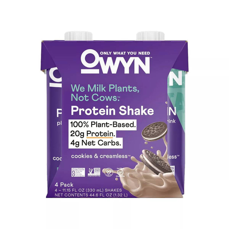 OWYN Protein Shake - Cookies 4-pack - Protein Shake