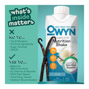 OWYN Complete Nutrition Shake - Vanilla 4-pack - Protein Shake