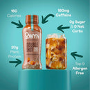 Owyn Doubleshot Protein Coffee Shake - Caramel macchiato 12 Bottles - Protein Shake