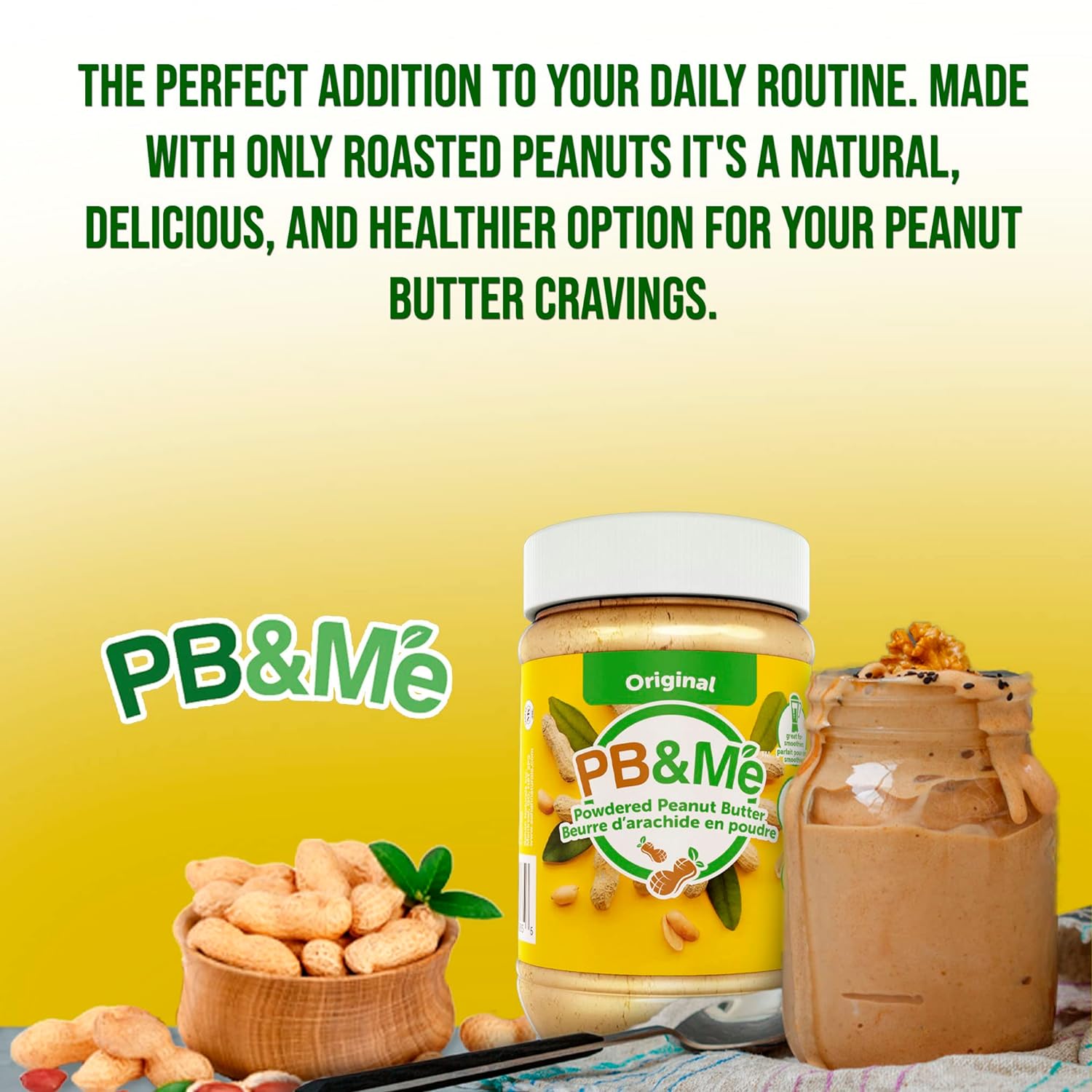 PB&Me Powdered Peanut Butter Original / 453g