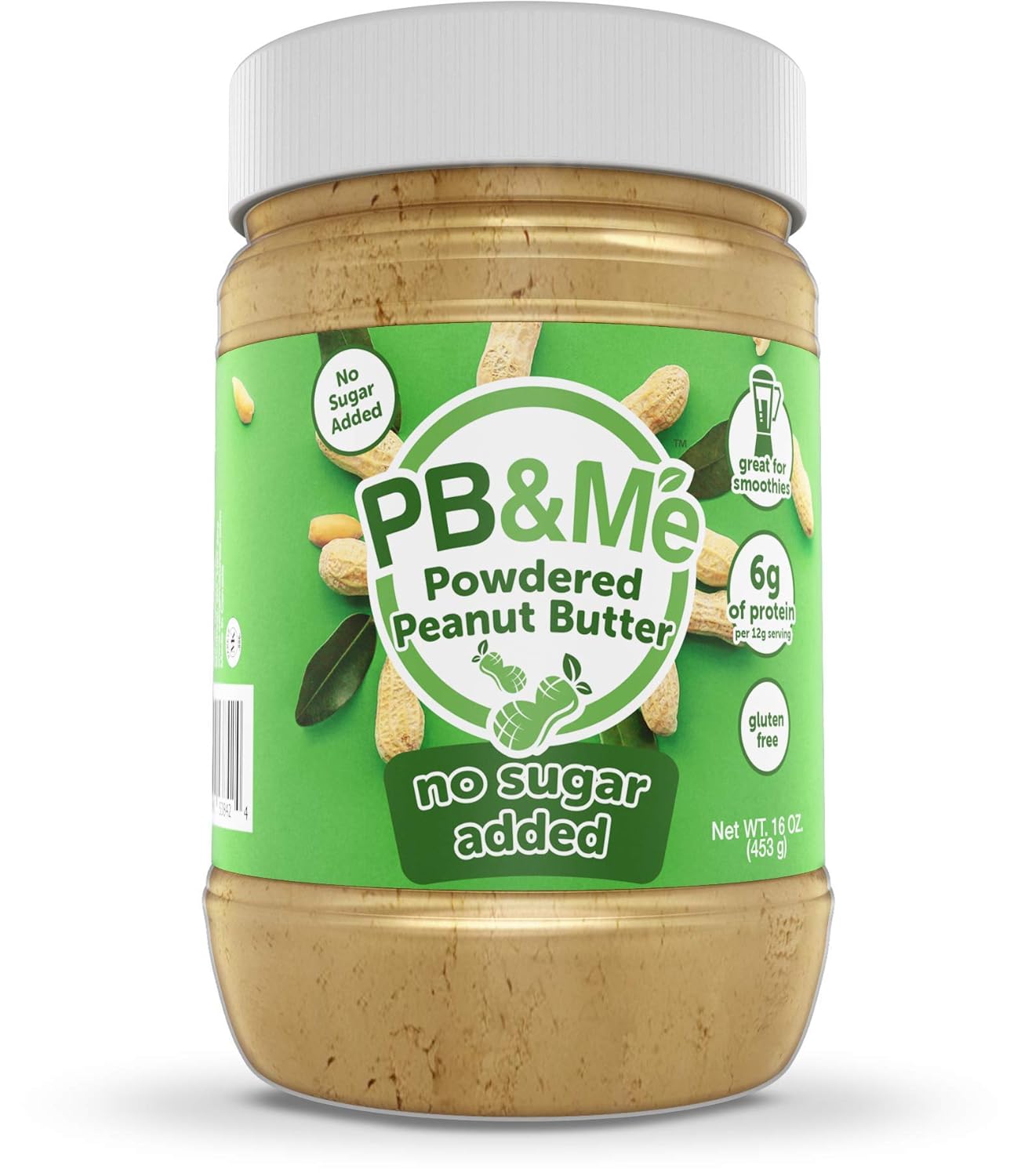 PB&Me Powdered Peanut Butter No Sugar Added / 453g
