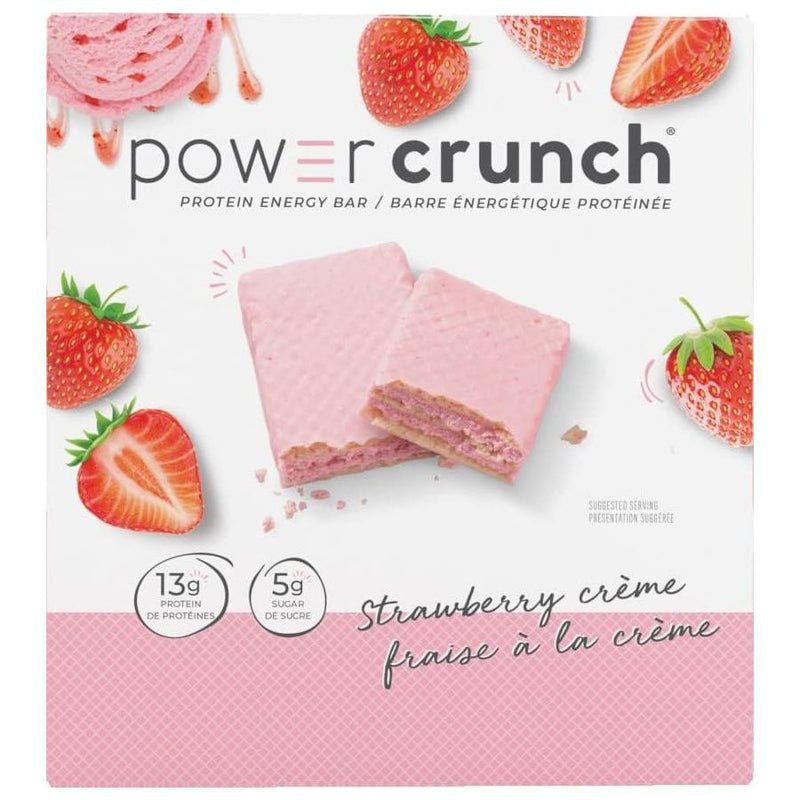 Power Crunch Protein Bar - Strawberry cream 40g - Protein snacks