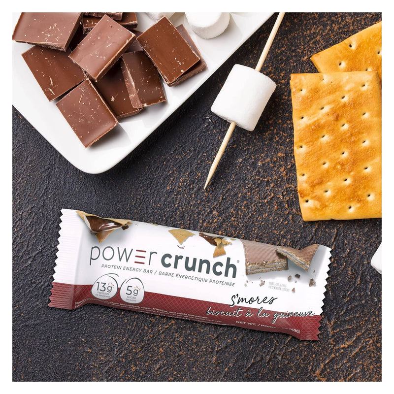Power Crunch Protein Bar - Smore's 40g - Protein snacks