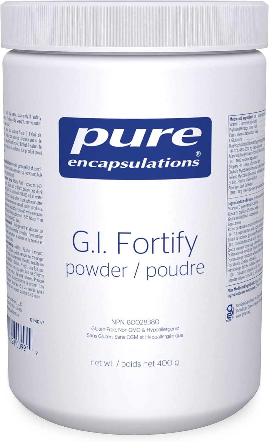 Pure Encapsulations G.I. Fortify - 400g - Fibre