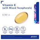 Pure Encapsulation Vitamin E (with Mixed Tocopherols) - 90 softgels - Vitamin E