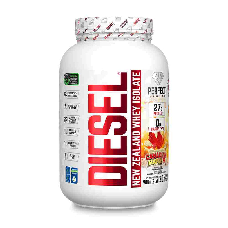 Perfect Sports DIESEL New Zealand Whey Protein Isolate Canadian Maple / 2lb