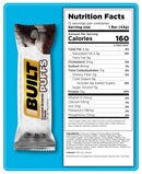 Built Bar Puffs - Coconut Brownie Chunk Pack of 12 - - Protein snacks