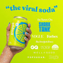 Poppi Prebiotic Soda Sparkling Drinks - Ginger Lime Single can - Water