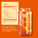 Poppi Prebiotic Soda Sparkling Drinks - Orange 12-pack - Water