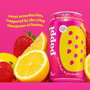 Poppi Prebiotic Soda Sparkling Drinks - Strawberry Lemon Single can - Water