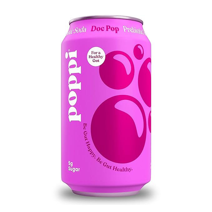 Poppi Prebiotic Soda Sparkling Drinks Doc Pop / 12 fl. oz