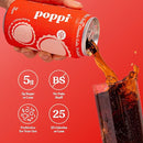 Poppi Prebiotic Soda Sparkling Drinks - Classic Cola Single can - Water