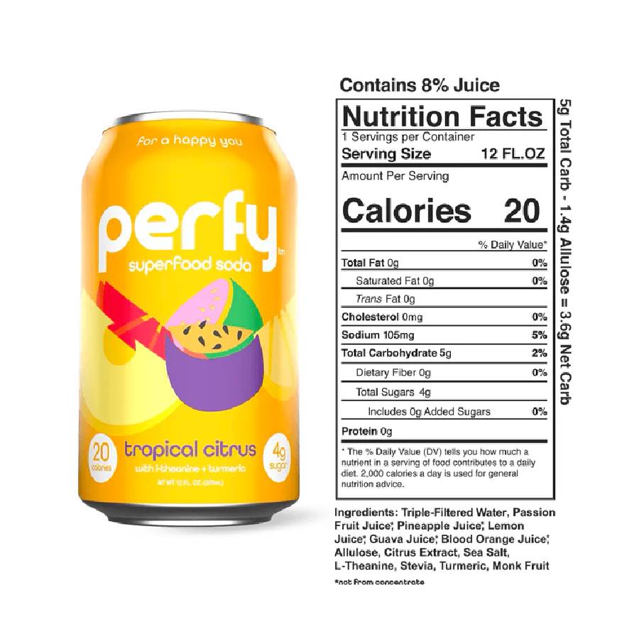 Soda aux superaliments Perfy