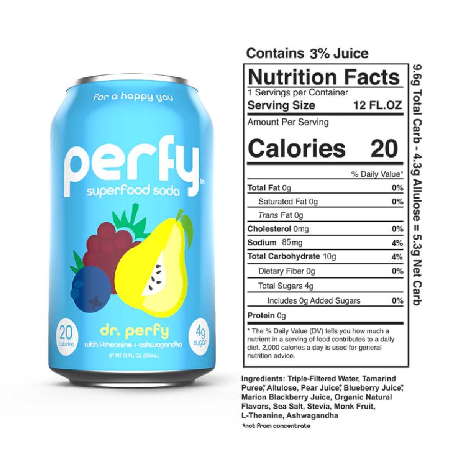 Soda aux superaliments Perfy