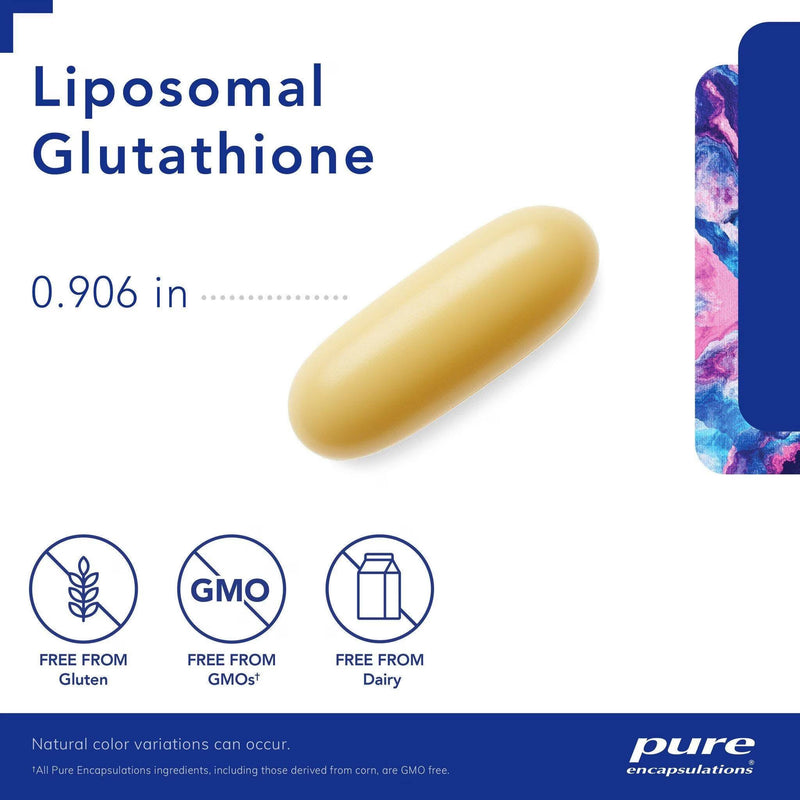 Pure Encapsulations Liposomal Glutathione - 60 capsules - Antioxidant
