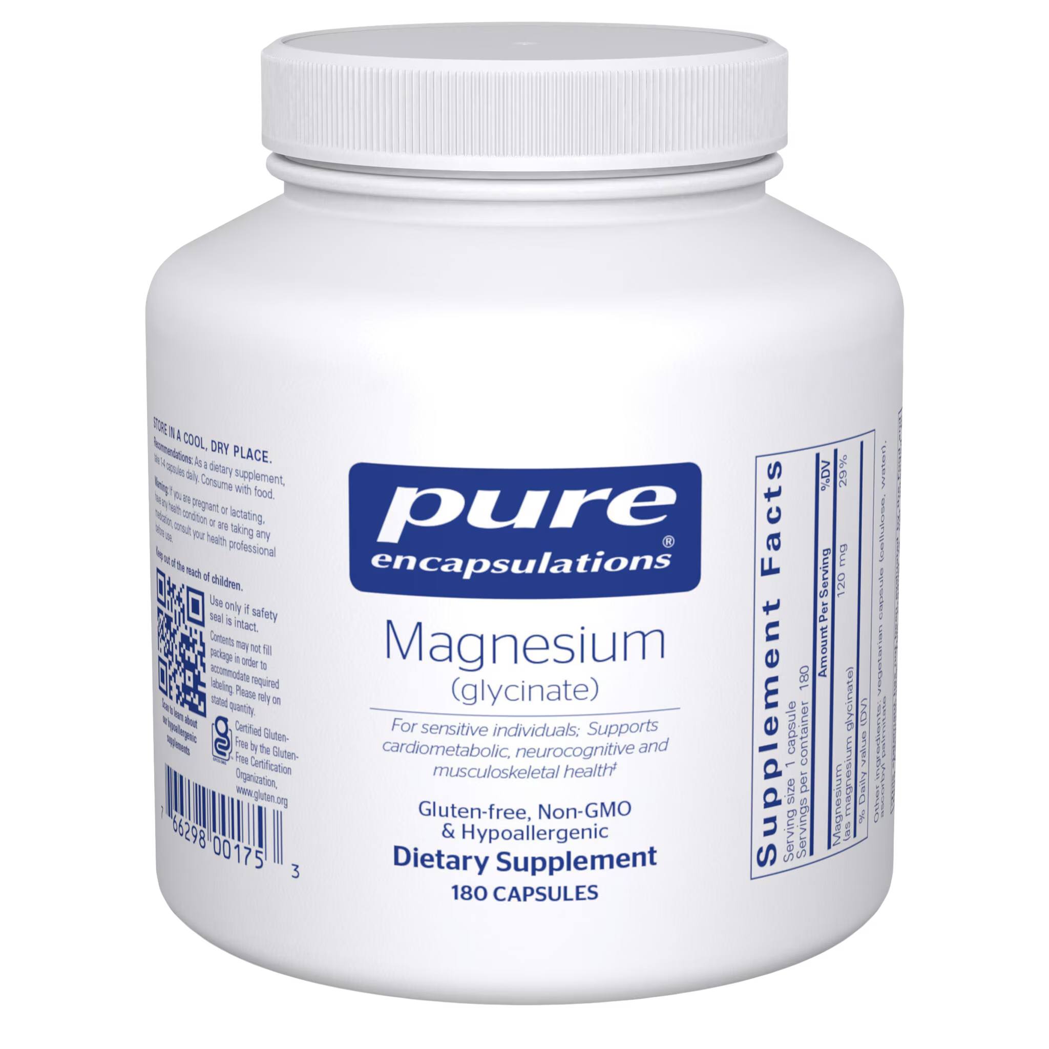 Pure Encapsulations Magnesium Glycinate 180 capsules