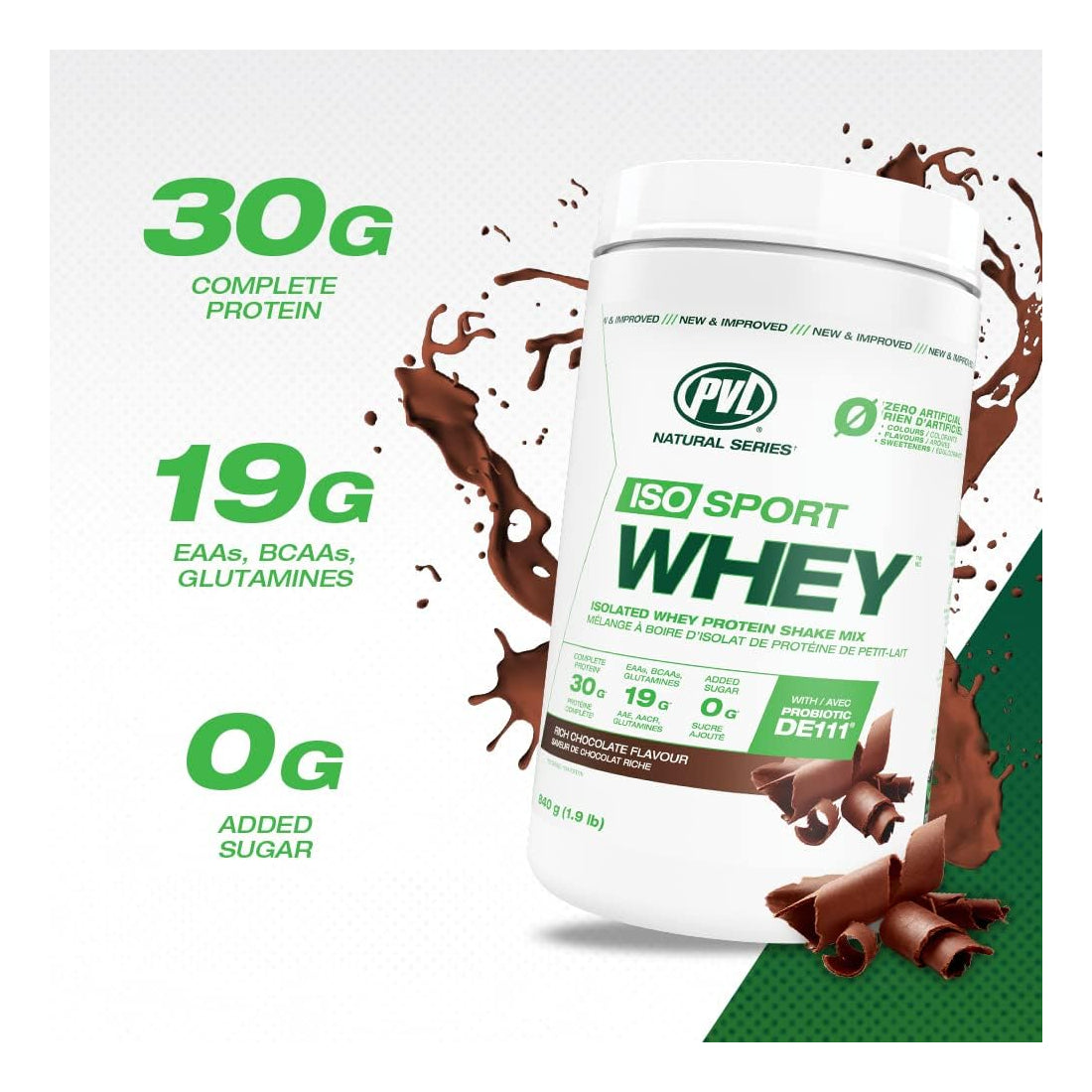 PVL ISO Sport Whey™ Rich Chocolate / 2.27kg