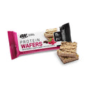Optimum Nutrition Protein Wafers - Chocolate Raspberry 9 pack box - Protein snacks