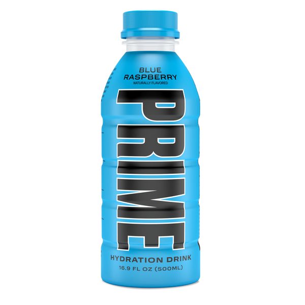 Prime Hydration Drink, 500 ml, Blue Raspberry, SNS Health, Energy Drinks