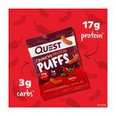 Quest Crunchy Protein Puffs - Spicy 10 Bags - Protein snacks