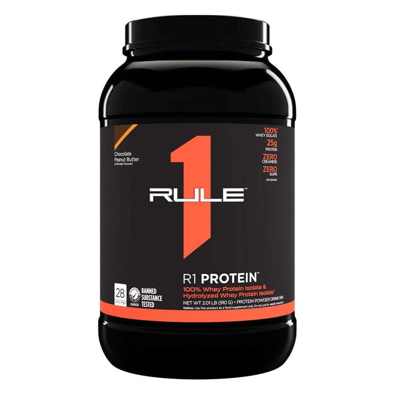 Rule 1 R1 Protein Whey Protein Isolate Chocolate Peanut Butter / 2lbs