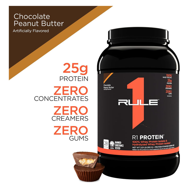 Rule 1 Protein Isolate Chocolate Peanut Butter / 2lbs