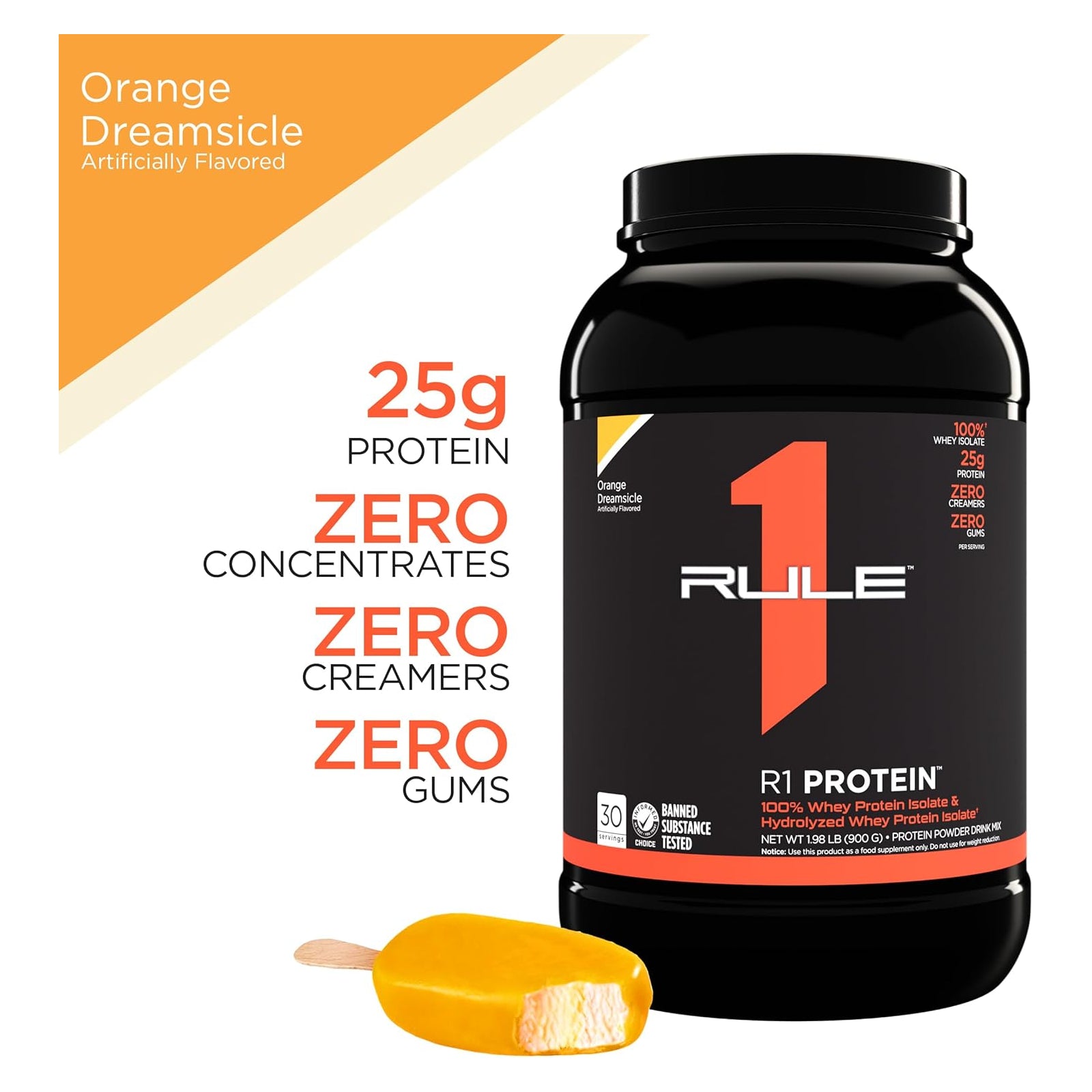 Rule 1 Protein Isolate Orange Dreamsicle / 2lbs