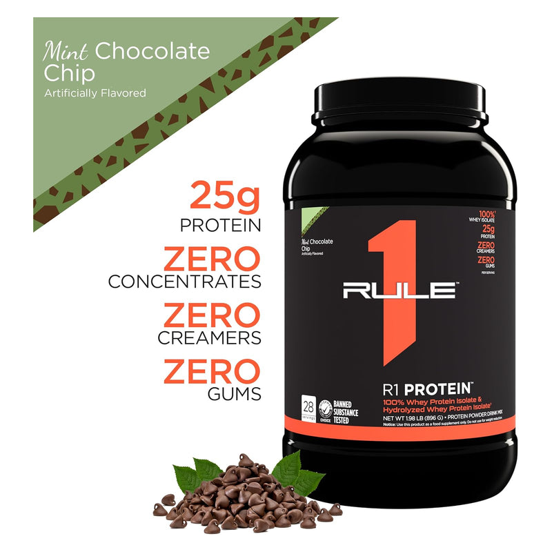 Rule 1 Protein Isolate Mint Chocolate Chip / 2lbs