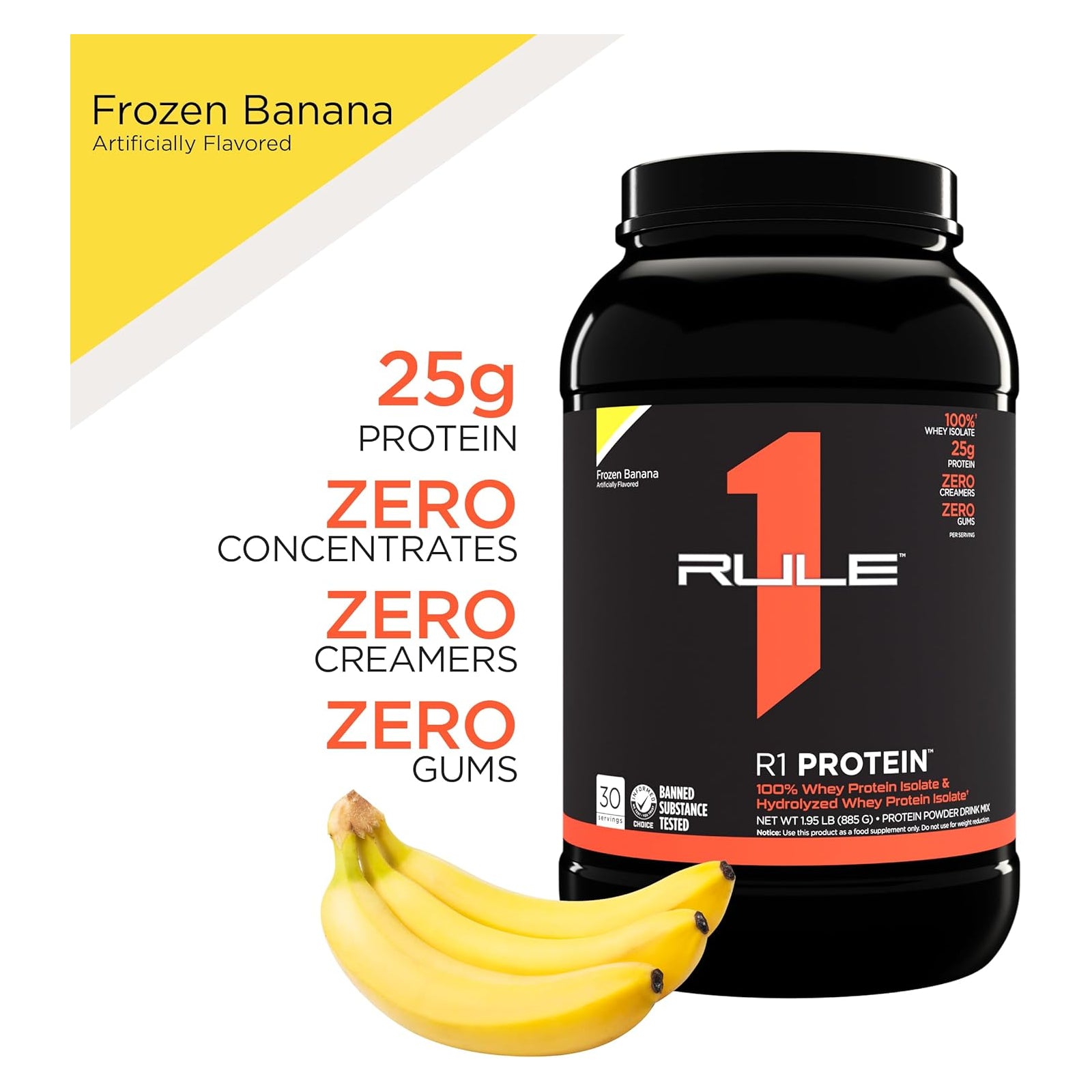 Rule 1 Protein Isolate Frozen Banana / 2lbs