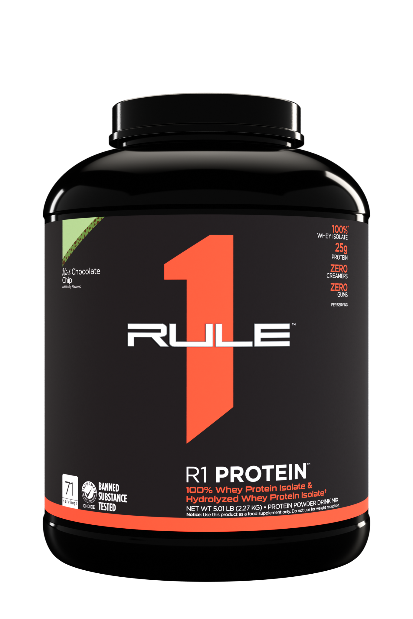 Rule 1 Protein Isolate Mint Chocolate Chip / 5.03lbs