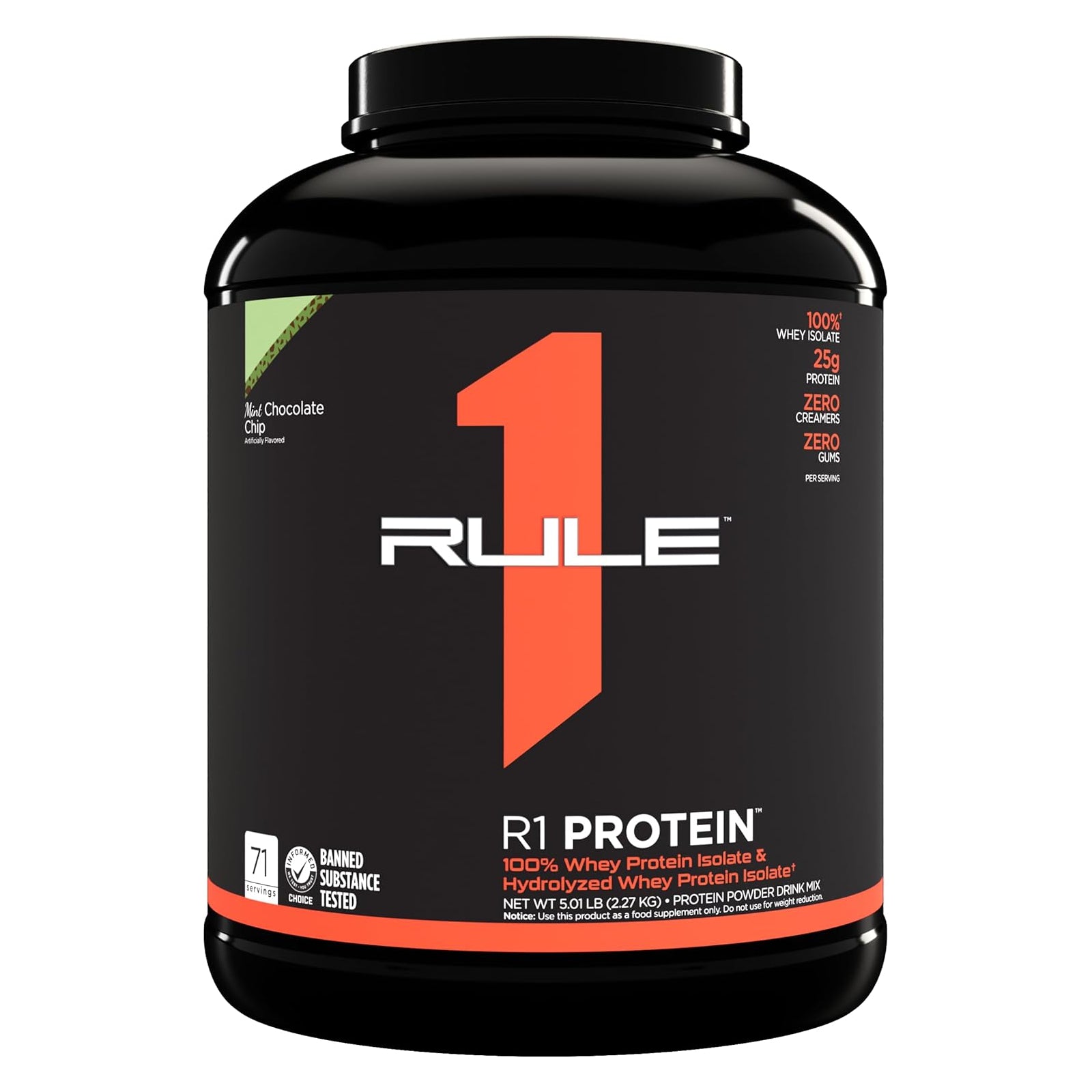 Rule 1 Protein Isolate Mint Chocolate Chip / 5.03lbs