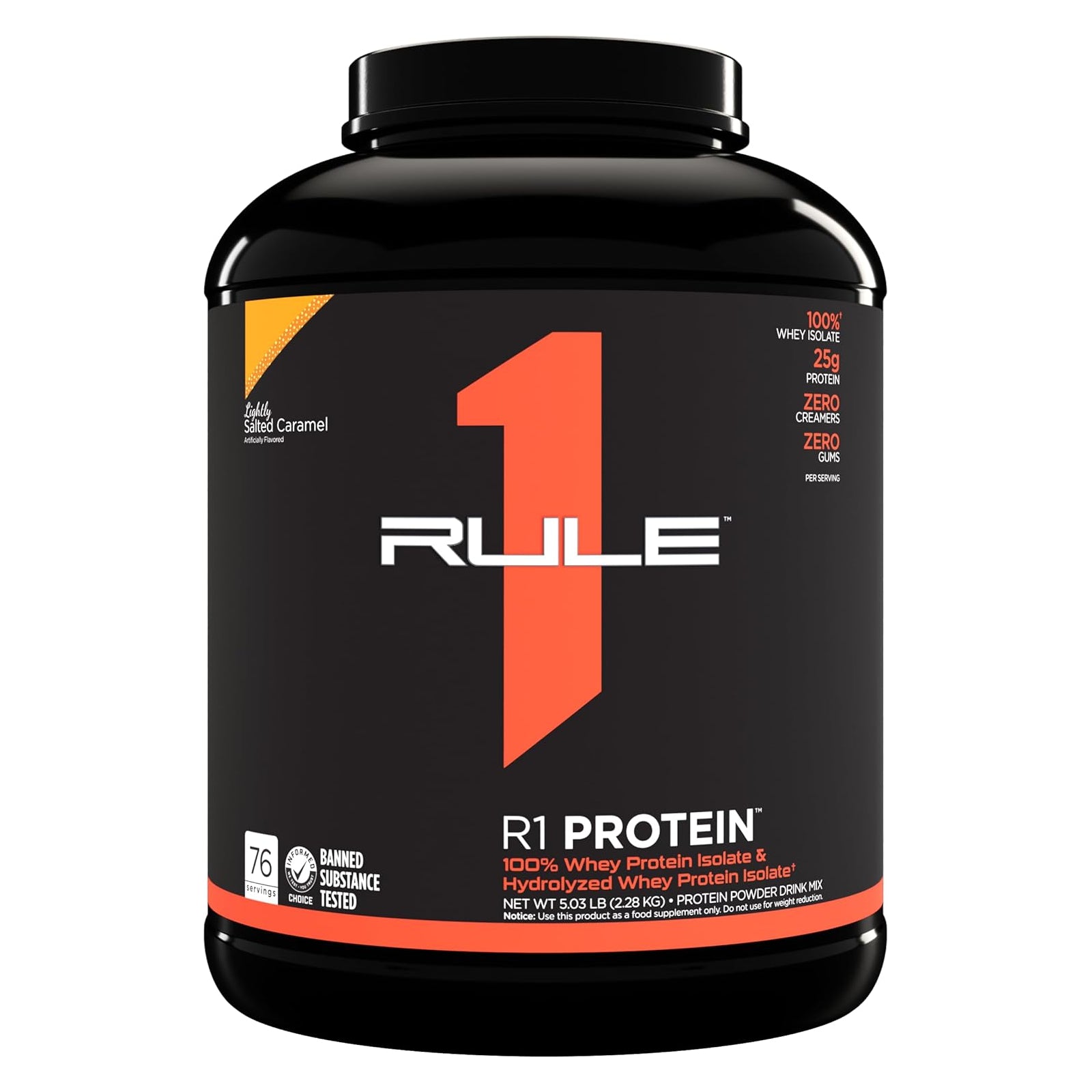 Rule 1 Protein Isolate Lightly Salted Caramel / 4.83lbs