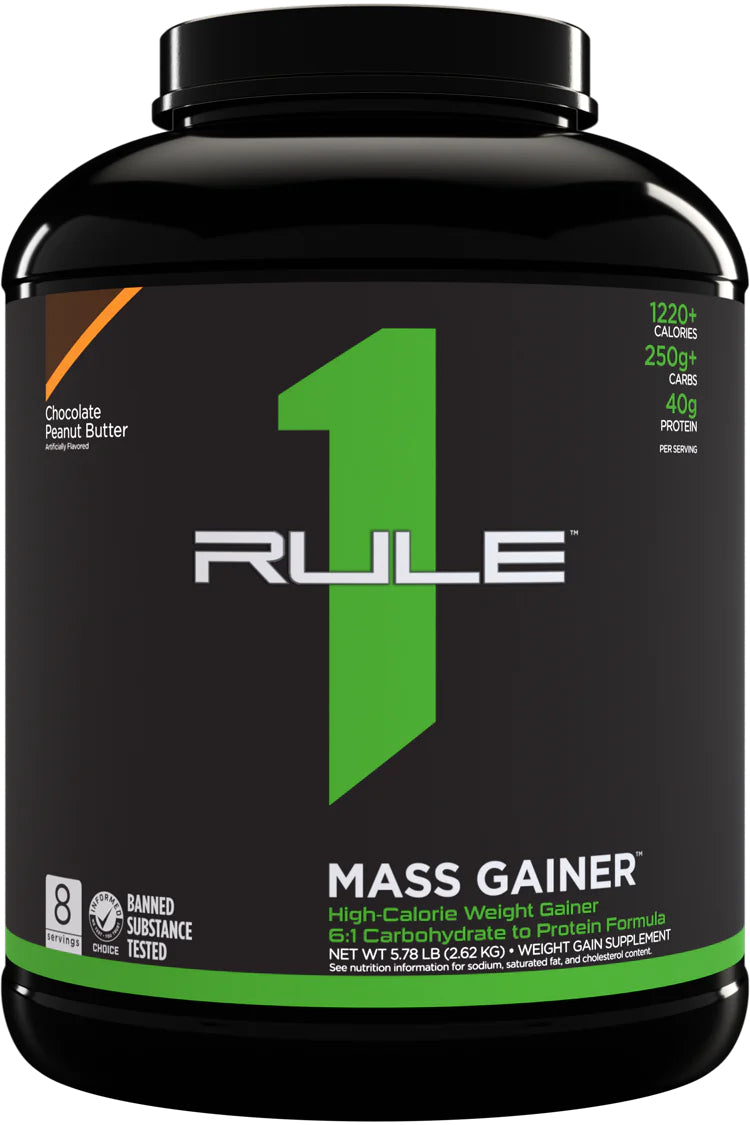 Rule 1 Lbs Mass Gainer Chocolate Peanut Butter / 6lbs