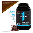 Rule 1 Whey Blend - Chocolate Fudge - - Protein Powder