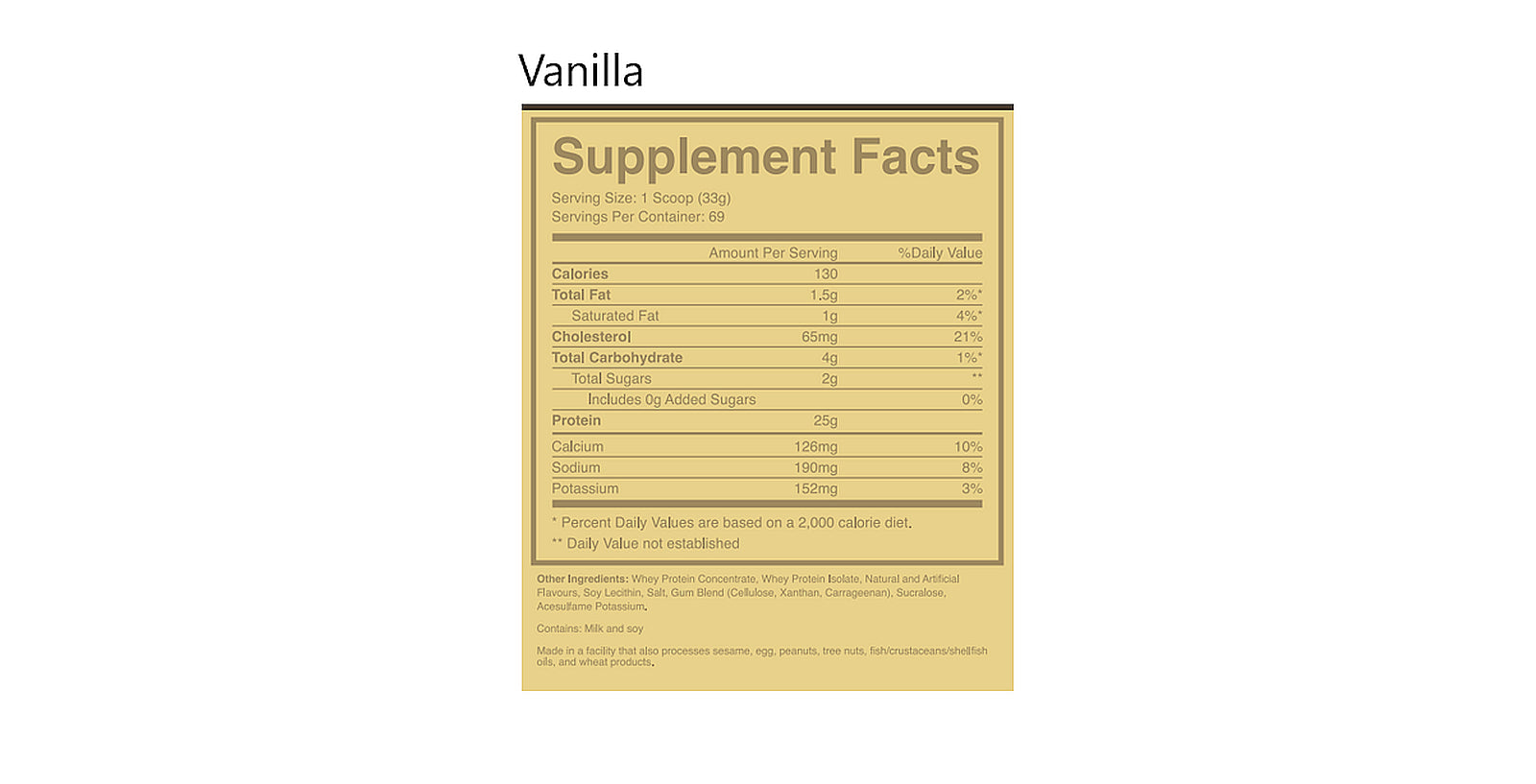 Raw CBUM Whey Blend Protein Vanilla / 69 Servings