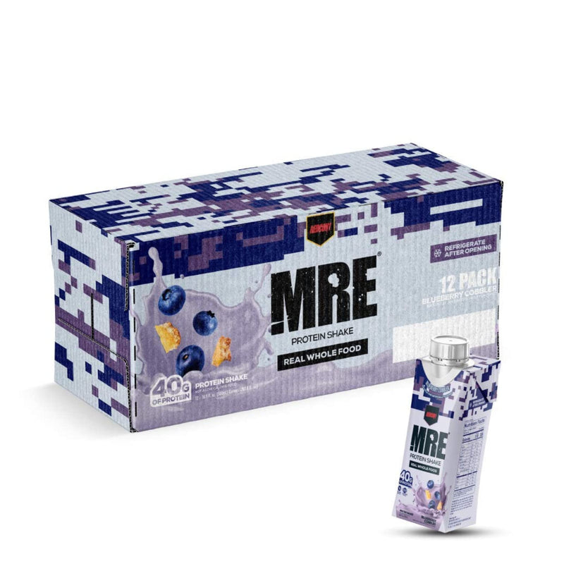 Redcon1 MRE RTD Protein Shake Blueberry Cobbler / Pack of 12
