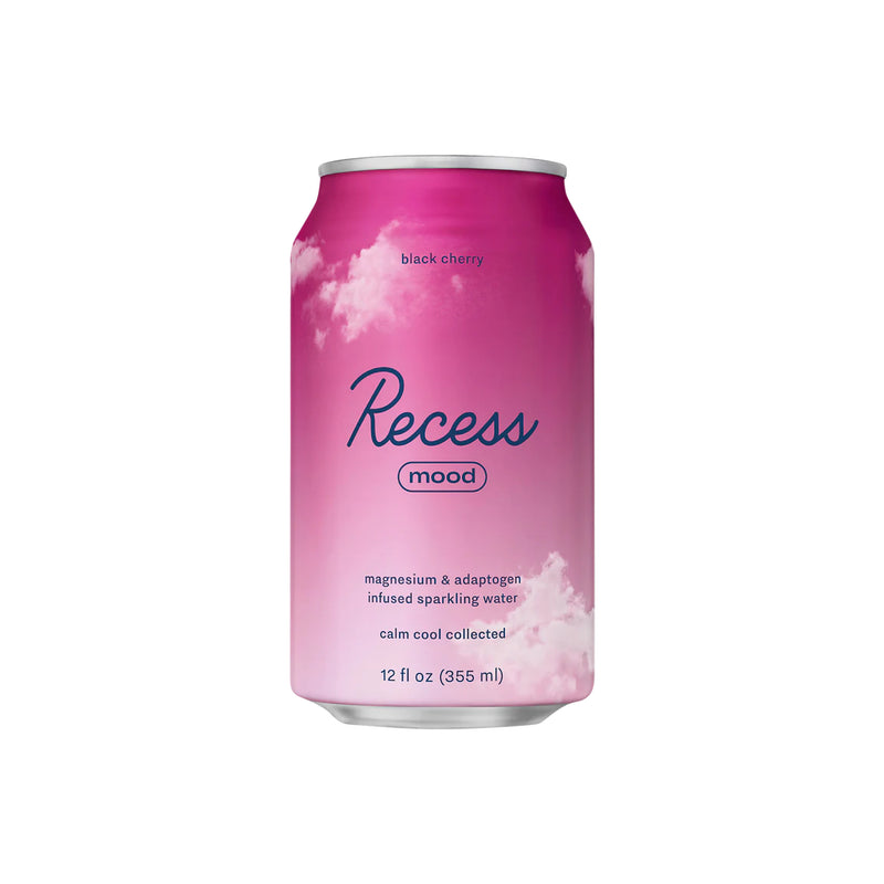 Recess Mood Sparkling Water Black Cherry / 12 fl. oz / -