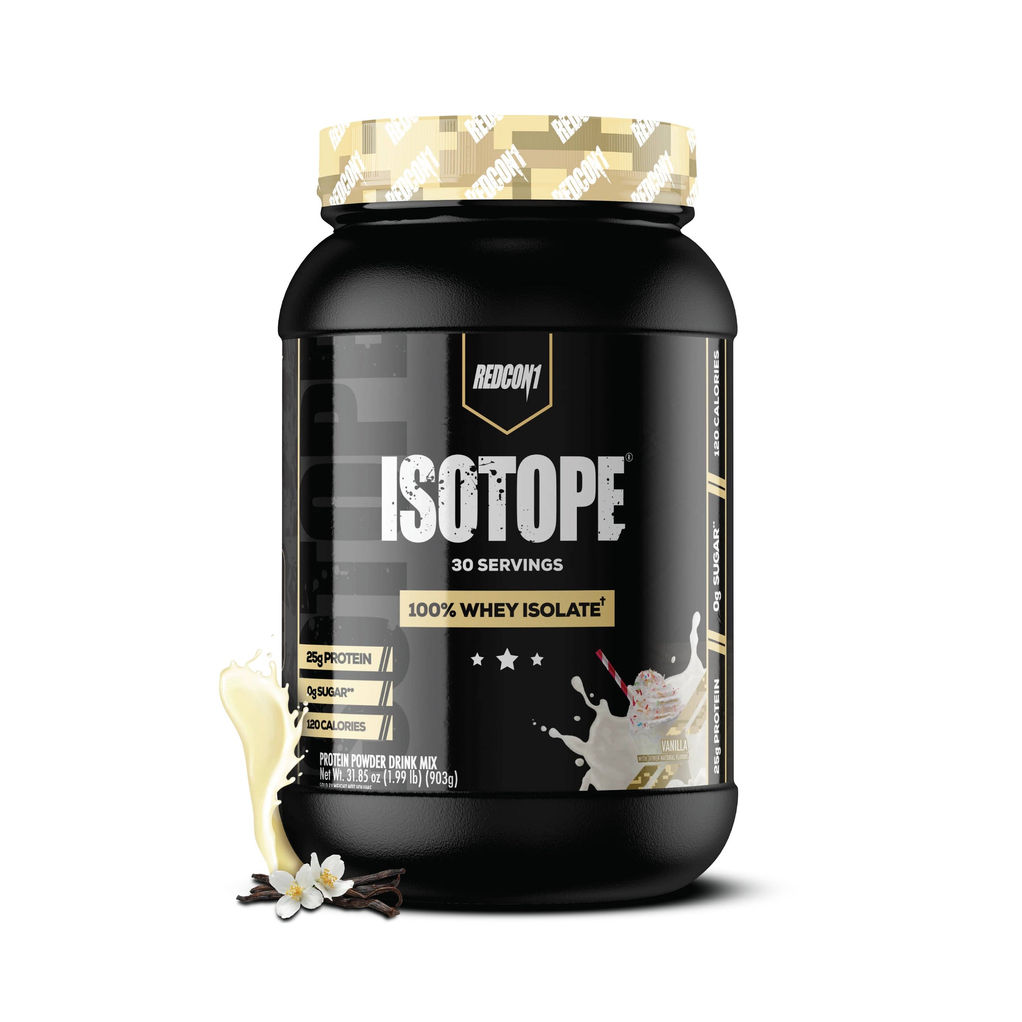 Redcon1 Isotope 100% whey isolate - Vanilla 30 Servings - Protein Powder