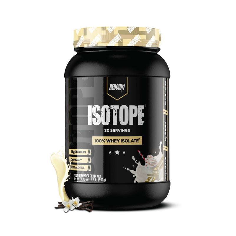 Redcon1 Isotope 100% whey isolate - Vanilla 30 Servings - Protein Powder